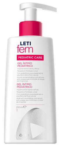 Letifem Pediátrico Gel para la Higiene Íntima - 250ml