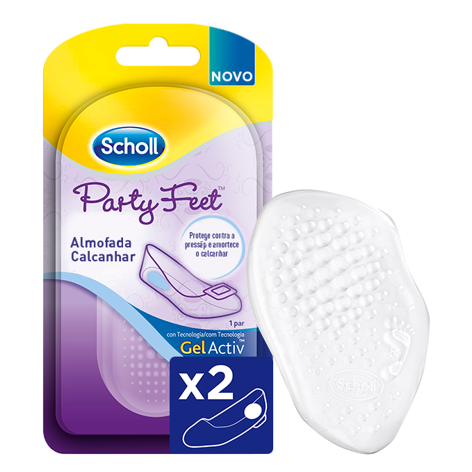 Scholl Gelactiv Party Feet Heel Cushion 2un