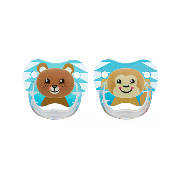Dr Browns Chupeta Face Animal 6-18m 2un