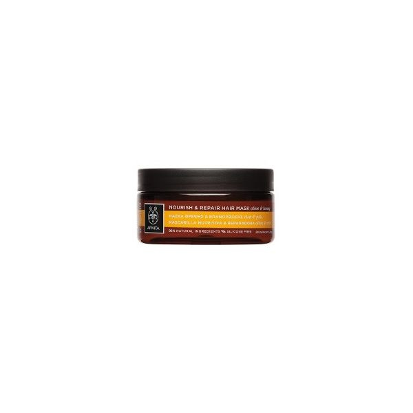 Apivita Keratin Repair Masc Cab Mel 200ml