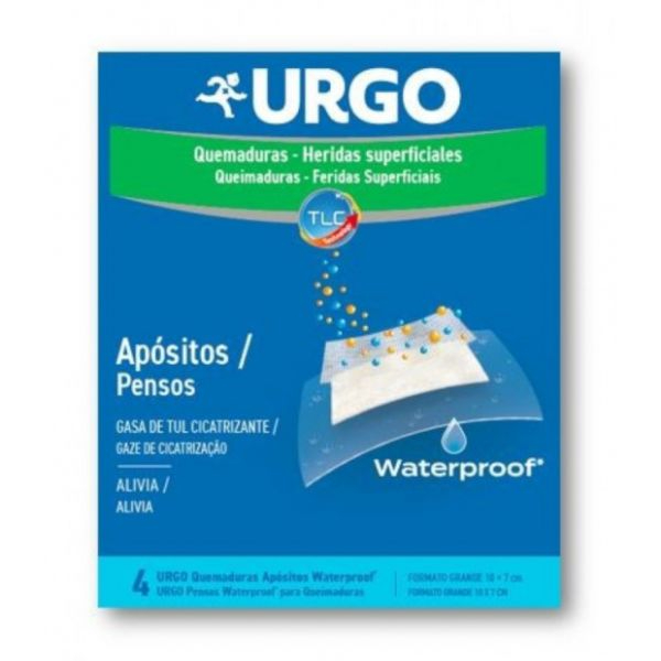 Urgo Apósitos Estériles Impermeables Grandes 4 unidades