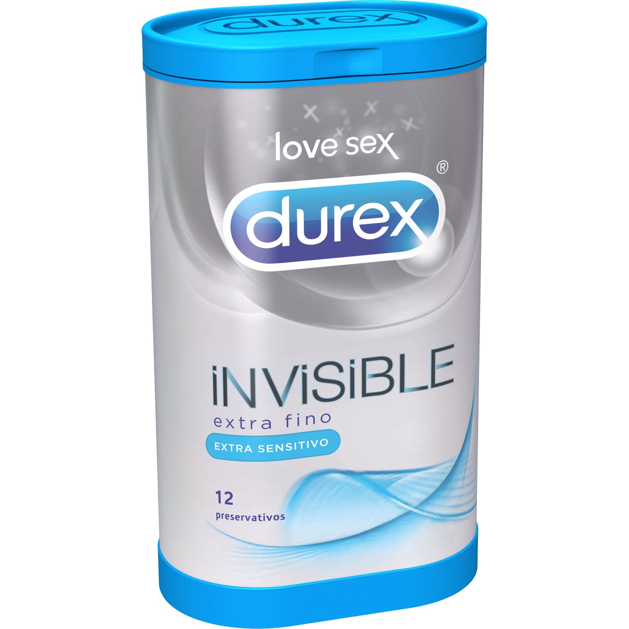 Durex Invisible Regular Fit Preservativos 12un
