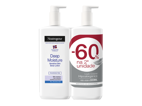 Neutrogena Deep Moisture Loção 400ml 2un-Promo